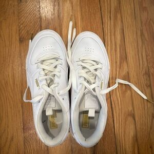 Puma White Carina Street Sneakers